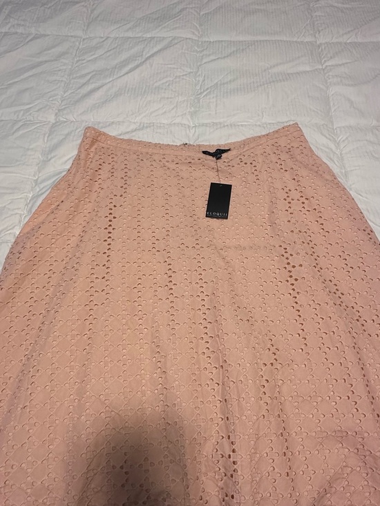 Eloquii Dresses & Skirts - Eloquii Dusty Rose Eyelet A-Line Skirt